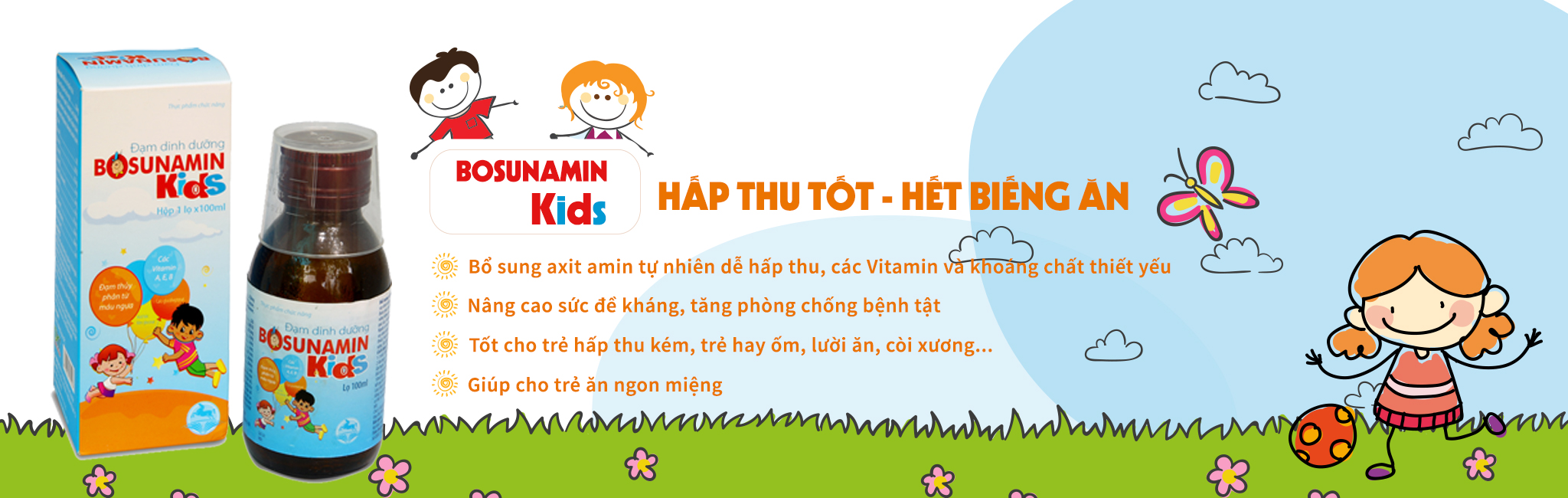 Thực phẩm chức năng Bosunamin Kids